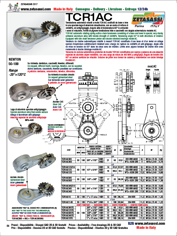 TENSOR DE CADENA ROTATIVO